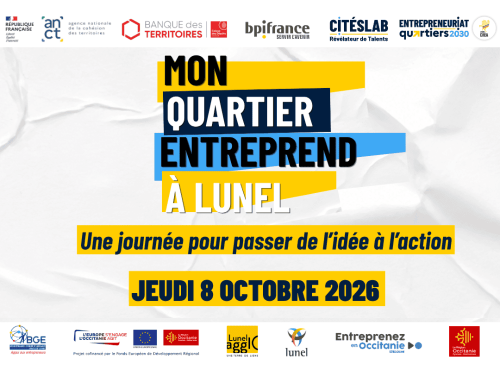 Mon Quartier Entreprend à Lunel